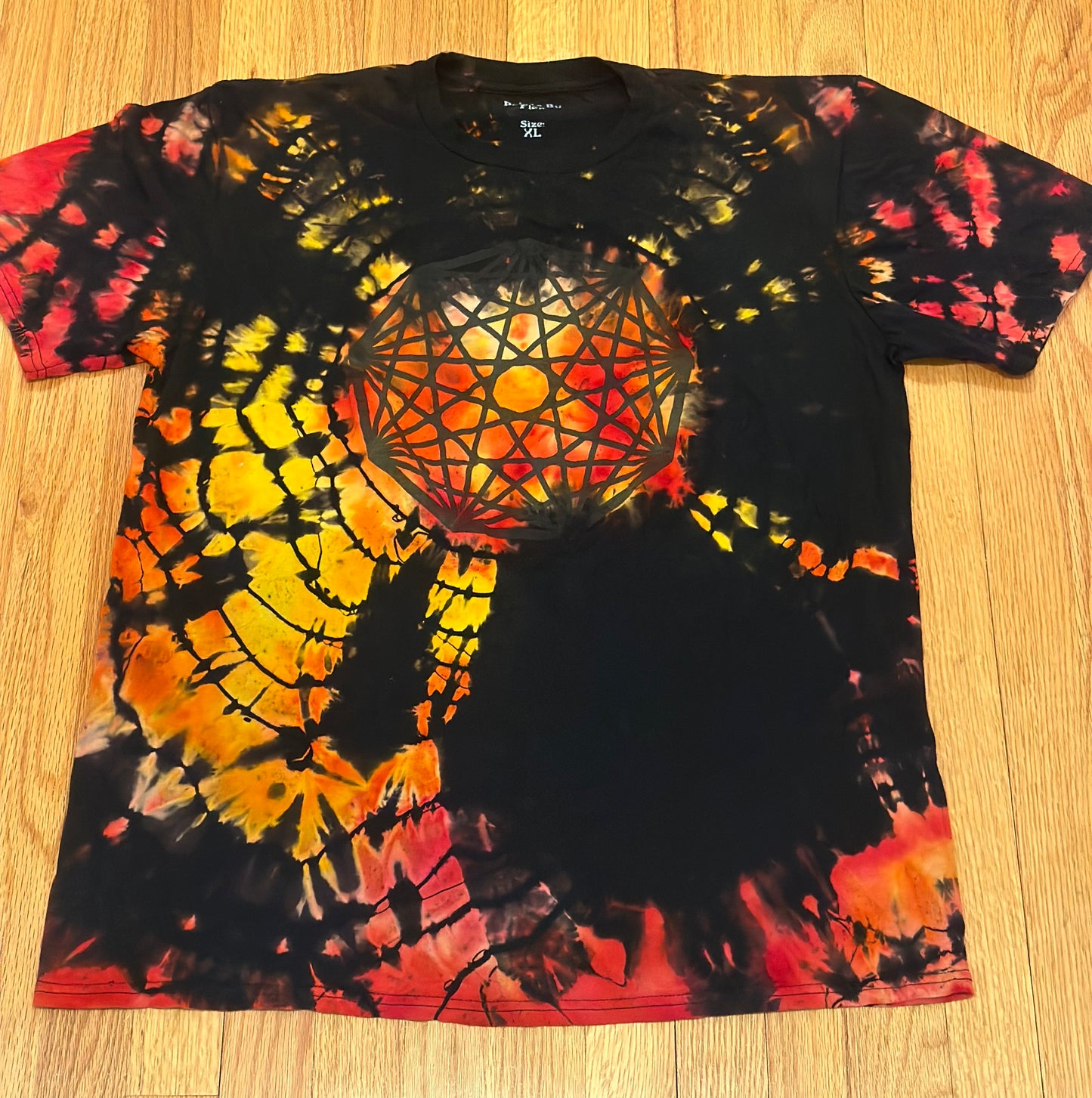 ::XL:: King Gizzard Nonagon Infinity Ice Tie Dye Shirt