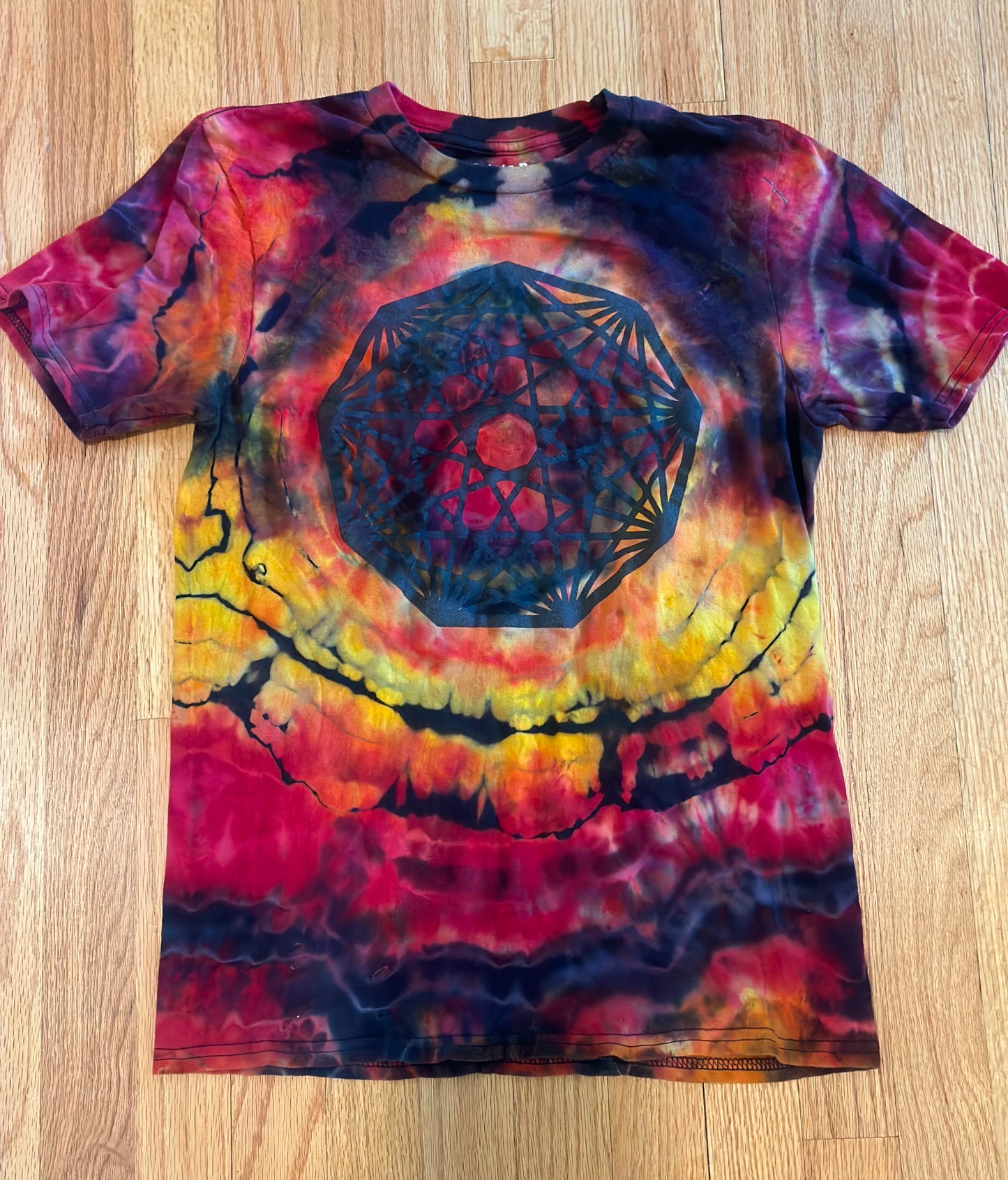 ::SMALL:: King Gizzard Nonagon Infinity Ice Tie Dye Shirt