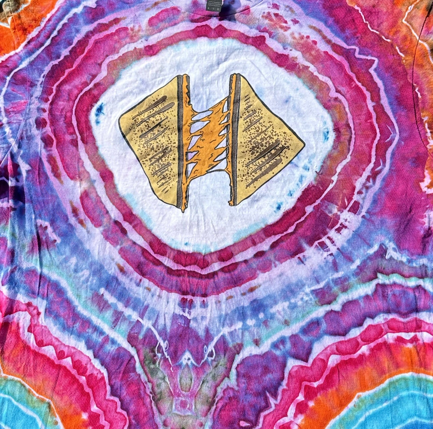 Grateful Grilled Cheese Geode Ice Tie-Dye ::Extra Large::