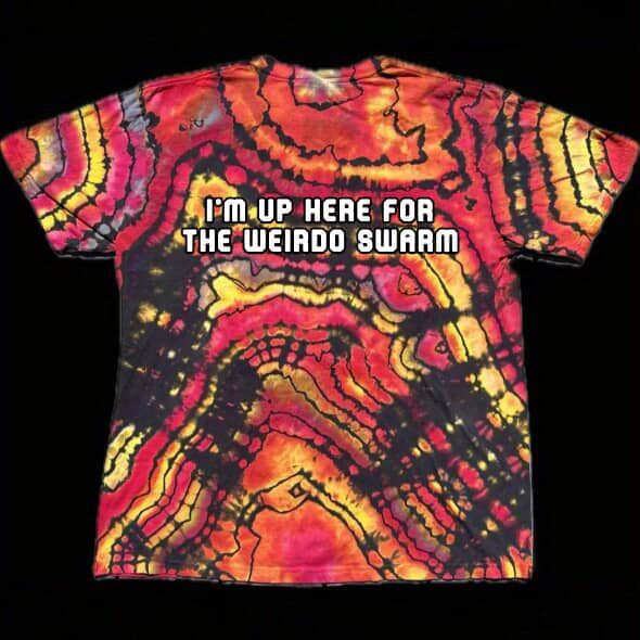 Weirdo Swarm Reverse Tie-Dye T-Shirt :::Presale:::