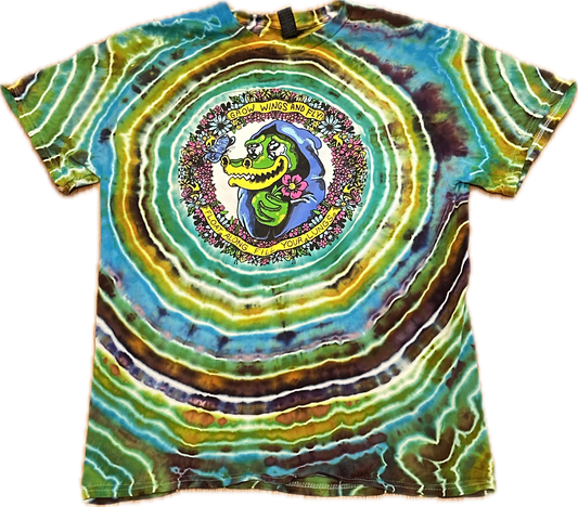 Grow Wings and Fly Matt Gawiak Tribute Tie-Dye T-Shirt ::Size Medium::