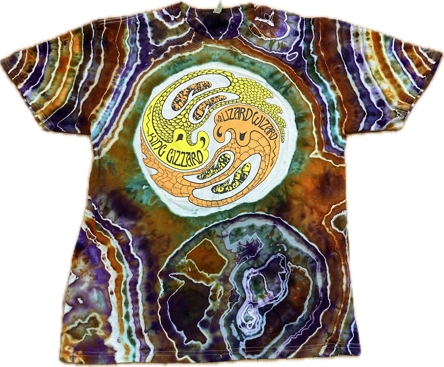:: XL:: King Gizzard Ying Yang Offical Merch Tie-Dye T-Shirt