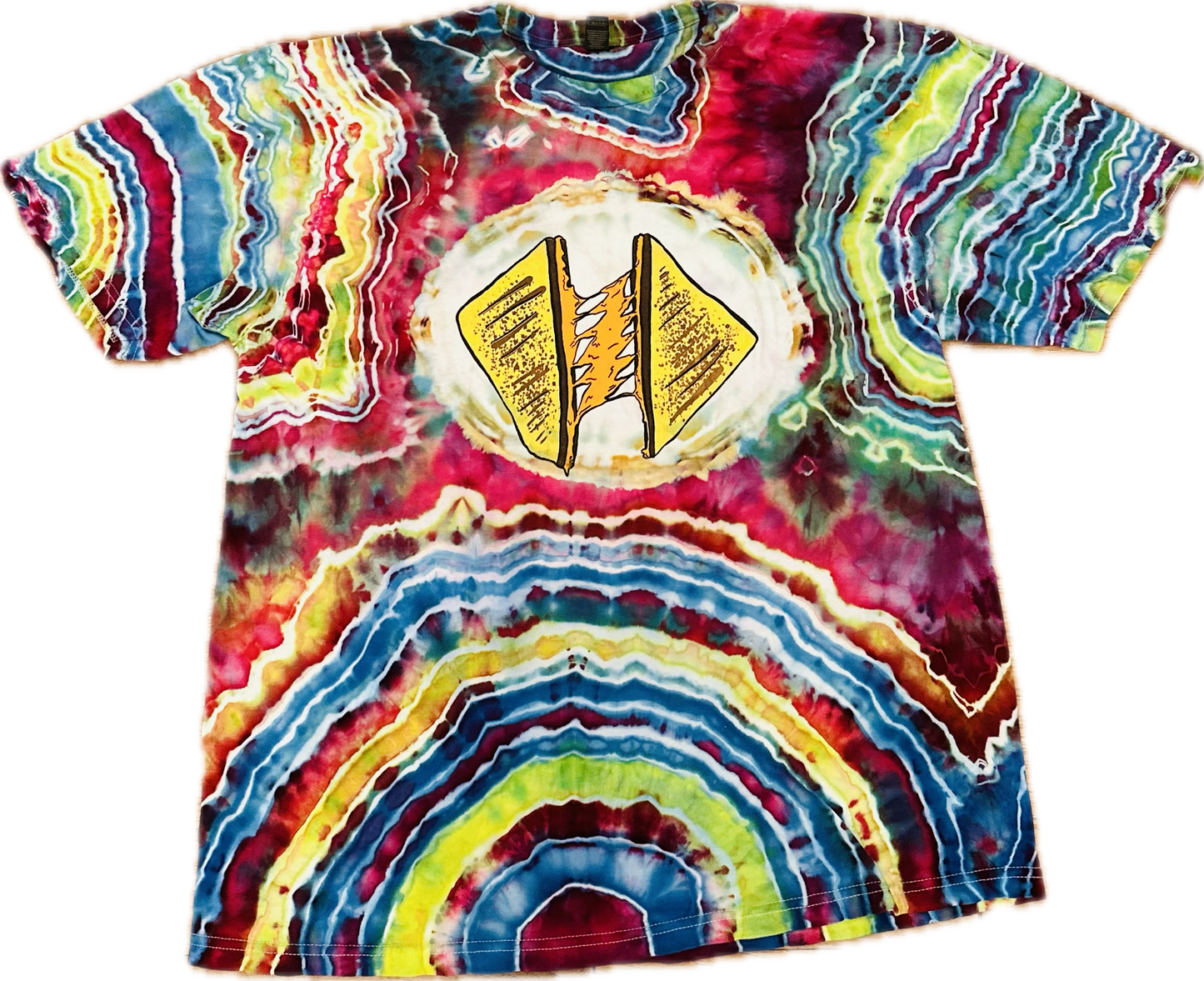 Grateful Grilled Cheese Geode Ice Tie-Dye ::Extra Large::