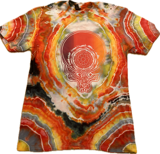 Nonagon Gator Stealie Geode Ice Tie Dye ::MEDIUM:: 2