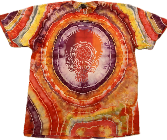 Nonagon Gator Stealie Geode Ice Tie Dye ::XL::