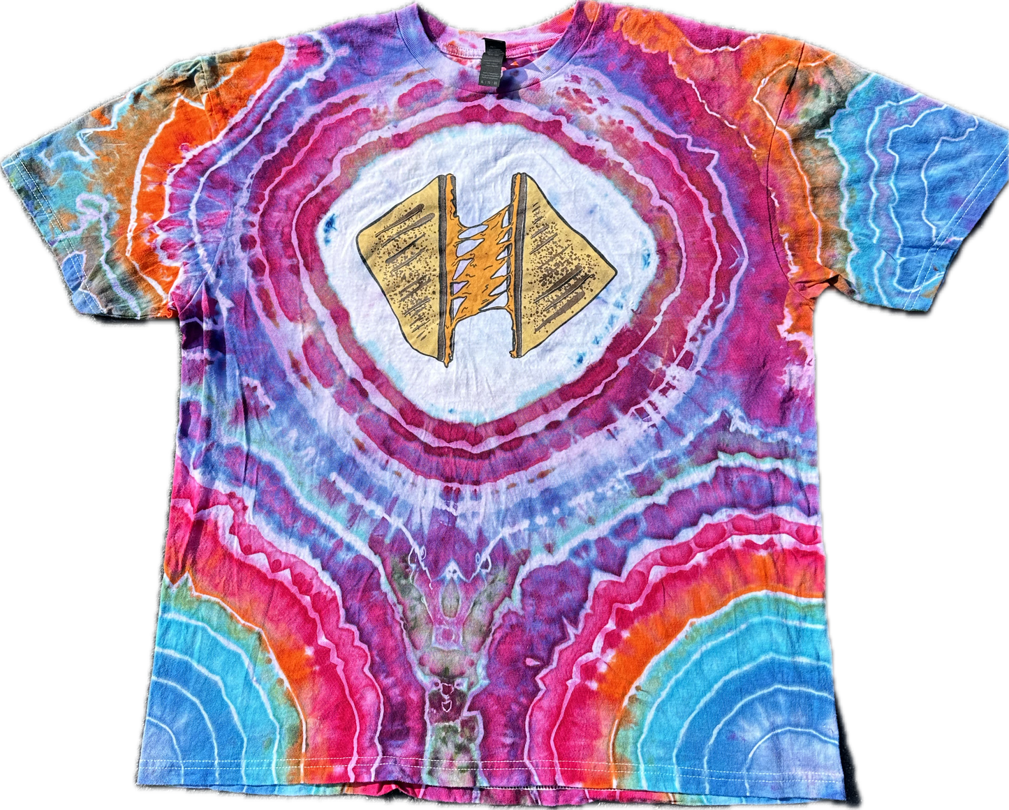 Grateful Grilled Cheese Geode Ice Tie-Dye ::Extra Large::