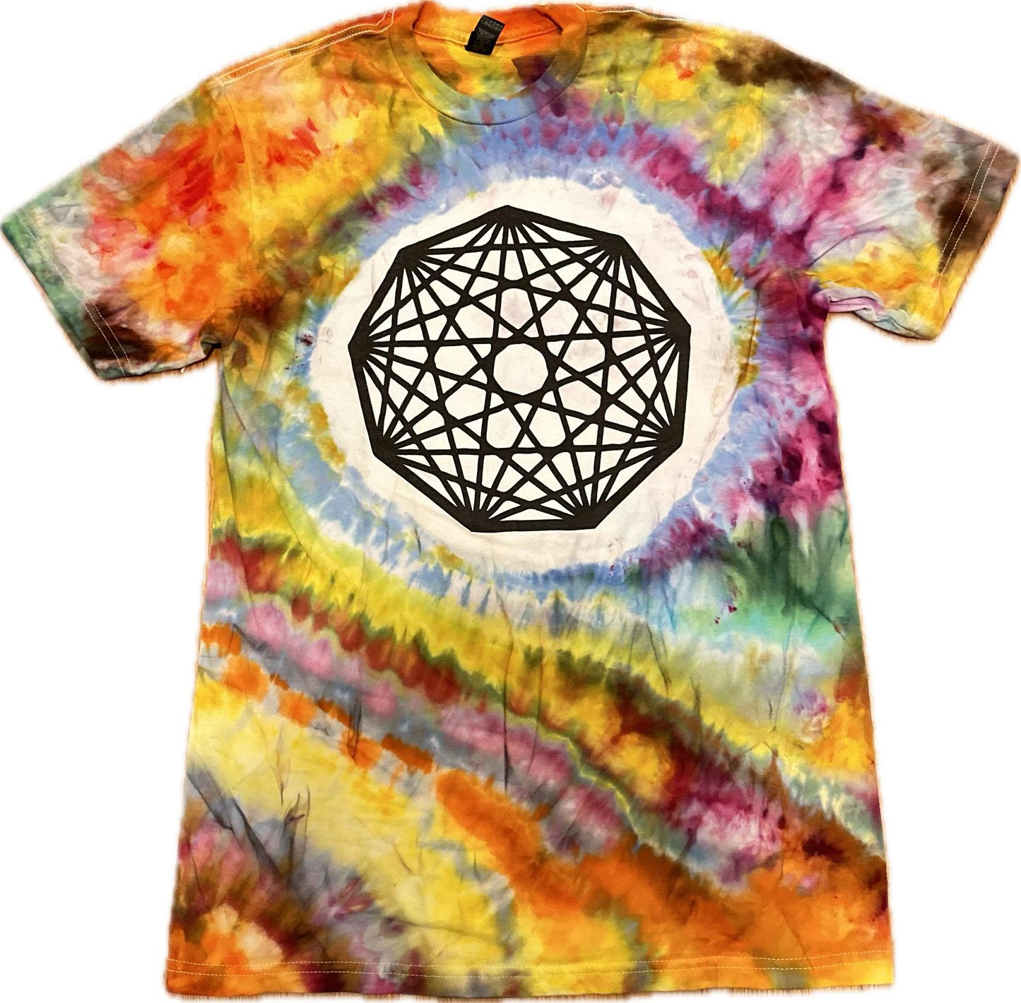 ::MEDIUM:: King Gizzard Nonagon Infinity Ice Tie Dye Shirt