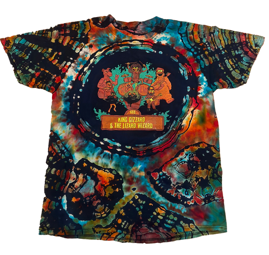 King Gizz Muppets Band Geode Ice Tie Dye ::LARGE::