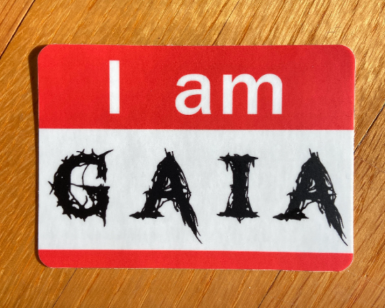 King Gizzard I Am Gaia Vinyl Sticker