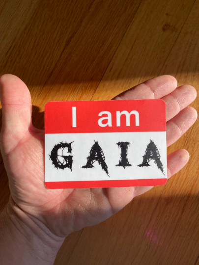 King Gizzard I Am Gaia Vinyl Sticker