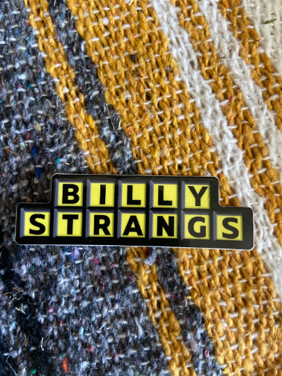 Billy Strangs Waffle House Themed Billy Strings Vinyl Sticker