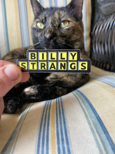 Billy Strangs Waffle House Themed Billy Strings Vinyl Sticker