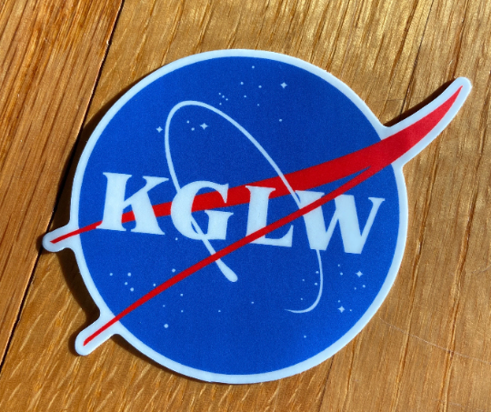 King Gizz KGLW Space N.A.SA Themed Vinyl Sticker