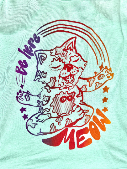 Be Here Meow Cat Yoga Tank Top