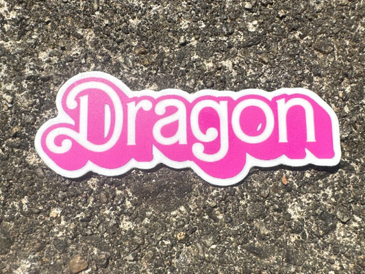 King Gizzard Dragon PetroDragonic Apocalypse Barbie Themed Vinyl Sticker