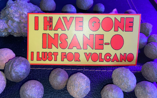 King Gizz I Lust For Volcanos Self-Immolate Bumper Sticker